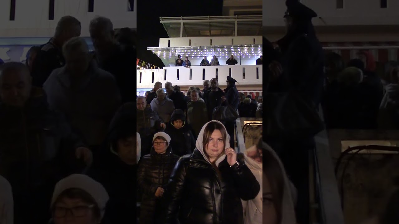 Крещение в  море